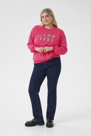 Kaffe Curve Violi Sweatshirt Raspberry Pink - Felpe - 