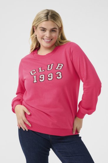 Kaffe Curve Violi Sweatshirt Raspberry Pink - Felpe - 
