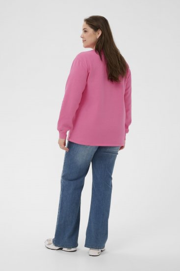 Kaffe Curve Sus Sweatshirt Pink Power - Felpe - 