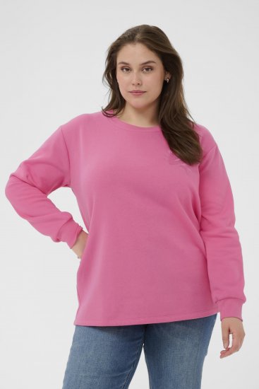 Kaffe Curve Sus Sweatshirt Pink Power - Felpe - 