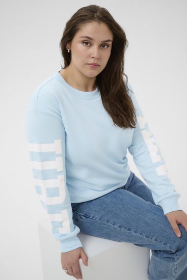 Kaffe Curve Mila Sweatshirt Nantucket Breeze Blue - Felpe - 
