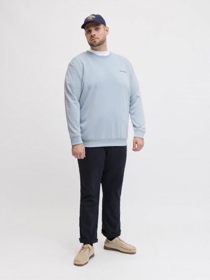 Jack & Jones Brandon Sweatshirt Blue - Felpe & felpe con cappuccio - Felpe & Felpe con Cappuccio Uomo Taglie Forti