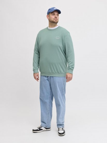 Jack & Jones Brandon Sweatshirt Turquoise - Felpe & felpe con cappuccio - Felpe & Felpe con Cappuccio Uomo Taglie Forti