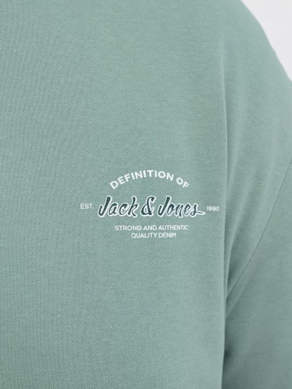 Jack & Jones Brandon Sweatshirt Turquoise - Felpe & felpe con cappuccio - Felpe & Felpe con Cappuccio Uomo Taglie Forti