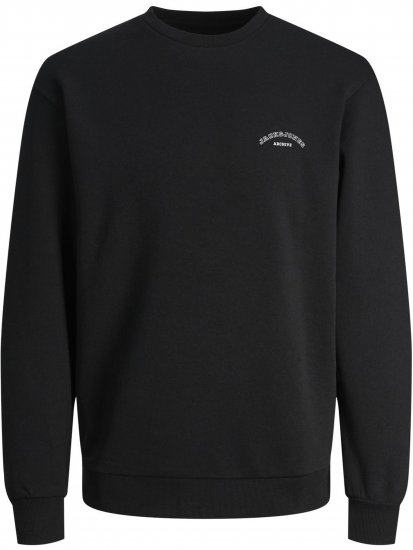 Jack & Jones College Logo Sweatshirt Black - Felpe & felpe con cappuccio - Felpe & Felpe con Cappuccio Uomo Taglie Forti