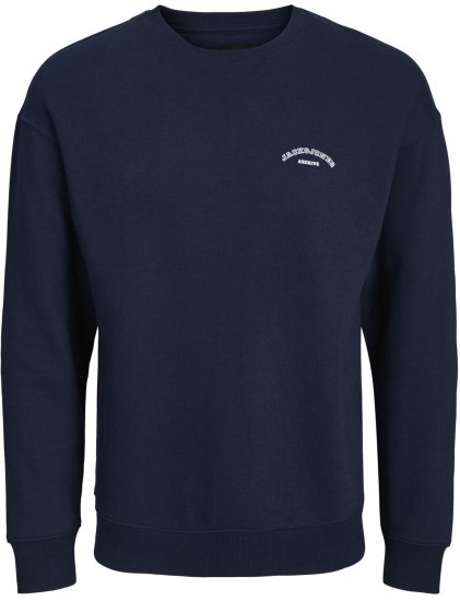 Jack & Jones College Logo Sweatshirt Navy - Felpe & felpe con cappuccio - Felpe & Felpe con Cappuccio Uomo Taglie Forti