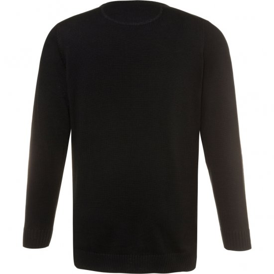 JP1880 Pullover Sweater Black TALL - ABBIGLIAMENTO UOMO MT-6XLT - Taglie Tall Uomo
