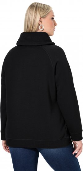 Ulla Popken Rhinestone Snowflake Turtleneck Sweatshirt Black - Felpe & felpe con cappuccio - Felpe, Hoodie e Maglieria Calda