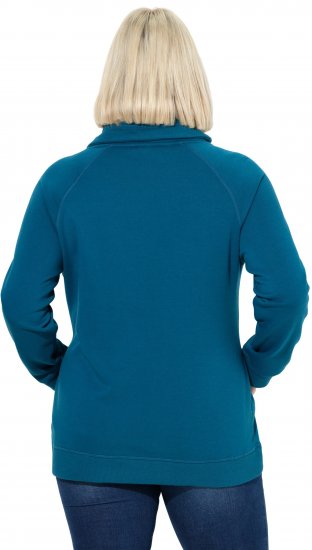 Ulla Popken Rhinestone Snowflake Turtleneck Sweatshirt Teal - Felpe & felpe con cappuccio - Felpe, Hoodie e Maglieria Calda