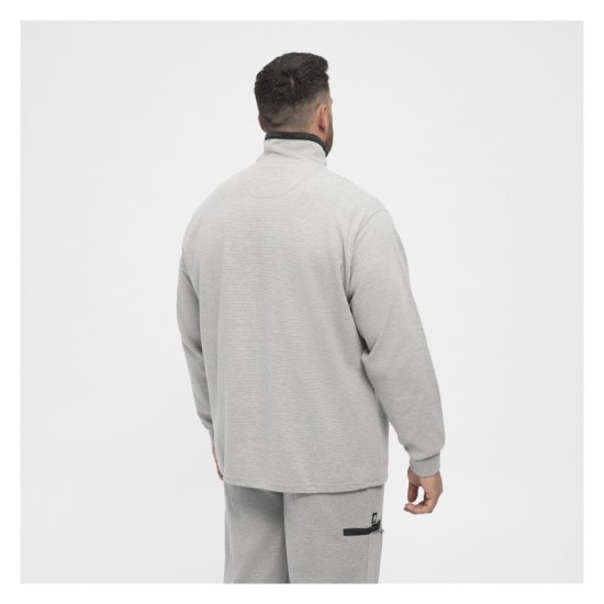 North Latitude Ottoman Sweatshirt Mid Grey - Felpe & felpe con cappuccio - Felpe & Felpe con Cappuccio Uomo Taglie Forti