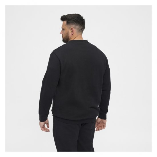 North Latitude Crew Neck Sweatshirt Black - Felpe & felpe con cappuccio - Felpe & Felpe con Cappuccio Uomo Taglie Forti