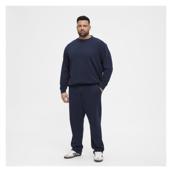 North Latitude Crew Neck Sweatshirt Navy - Felpe & felpe con cappuccio - Felpe & Felpe con Cappuccio Uomo Taglie Forti