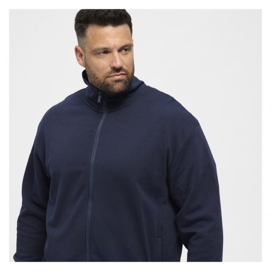 North Latitude Full-Zip Sweatshirt Navy Blue - Felpe & felpe con cappuccio - Felpe & Felpe con Cappuccio Uomo Taglie Forti