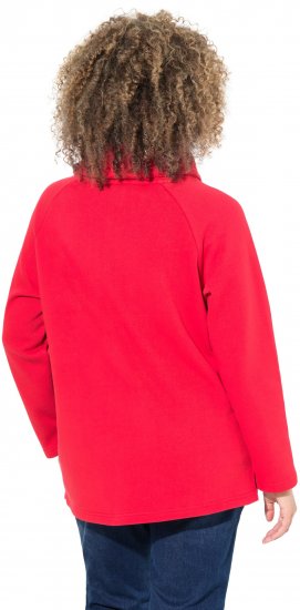 Ulla Popken Sparkling Candy Cane Graphic Sweatshirt Salsa - Felpe & felpe con cappuccio - Felpe, Hoodie e Maglieria Calda