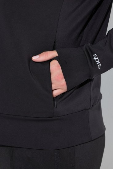 Ulla Popken Quick Drying College Collar Sweatshirt Black - Felpe & felpe con cappuccio - Felpe, Hoodie e Maglieria Calda