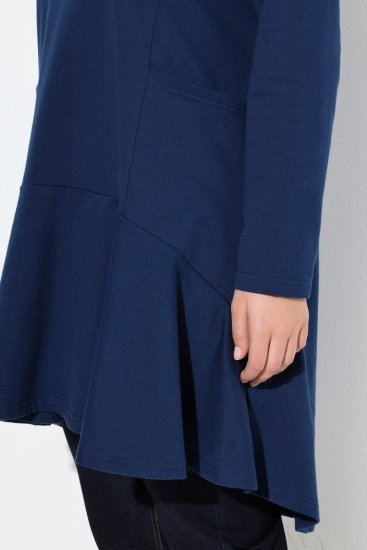 Ulla Popken Flounce Panel Long Sleeve Sweatshirt Dress Navy - Felpe & felpe con cappuccio - Felpe, Hoodie e Maglieria Calda