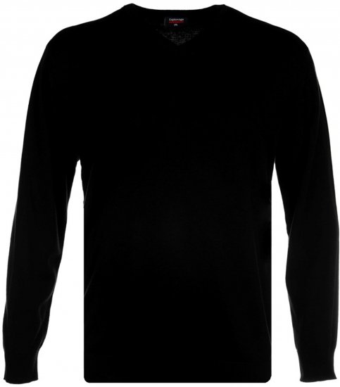 Espionage KW031 Sweatshirt Black - Felpe & felpe con cappuccio - Felpe & Felpe con Cappuccio Uomo Taglie Forti
