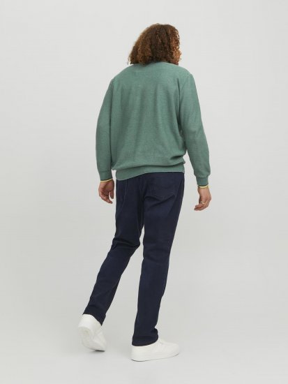 Jack & Jones Logan Spring Knitted Pillover Grey - Felpe & felpe con cappuccio - Felpe & Felpe con Cappuccio Uomo Taglie Forti