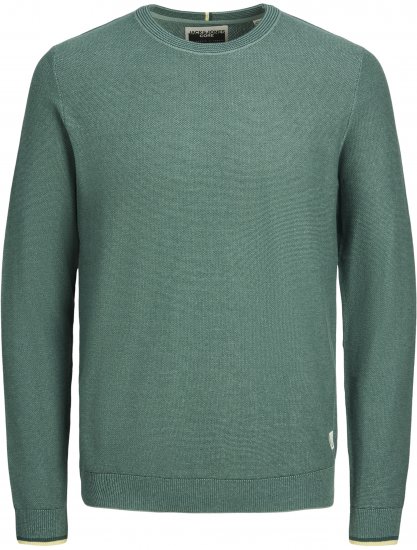 Jack & Jones Logan Spring Knitted Pillover Grey - Felpe & felpe con cappuccio - Felpe & Felpe con Cappuccio Uomo Taglie Forti