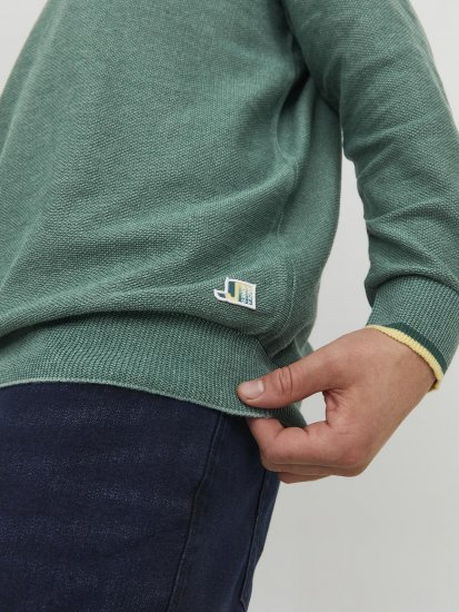 Jack & Jones Logan Spring Knitted Pillover Grey - Felpe & felpe con cappuccio - Felpe & Felpe con Cappuccio Uomo Taglie Forti