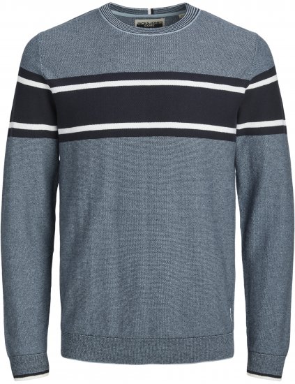 Jack & Jones Logan Spring Knitted Pullover Turquoise - Felpe & felpe con cappuccio - Felpe & Felpe con Cappuccio Uomo Taglie Forti