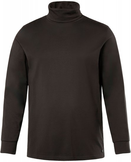 JP1880 Turtleneck Sweatshirt Long Sleeve Dark Brown - Felpe & felpe con cappuccio - Felpe & Felpe con Cappuccio Uomo Taglie Forti