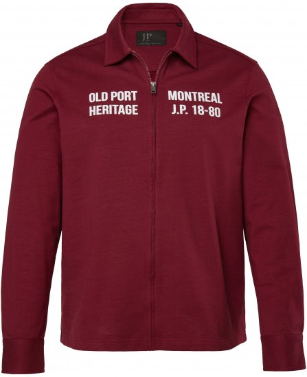 JP1880 Sweatshirt Long Sleeve Boxy Fit Red - Felpe & felpe con cappuccio - Felpe & Felpe con Cappuccio Uomo Taglie Forti