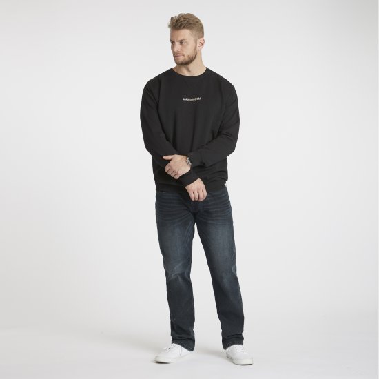 North Latitude Denim Logo Sweatshirt Black TALL - TALL felpe - 