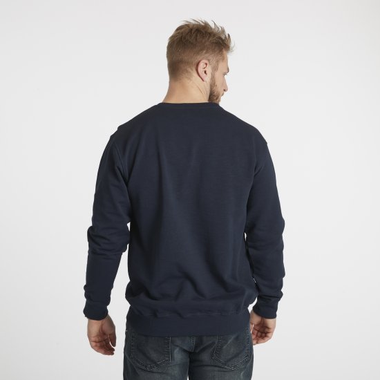 North Latitude Denim Logo Sweatshirt Navy Blue TALL - TALL felpe - Felpe TALL per uomo alto