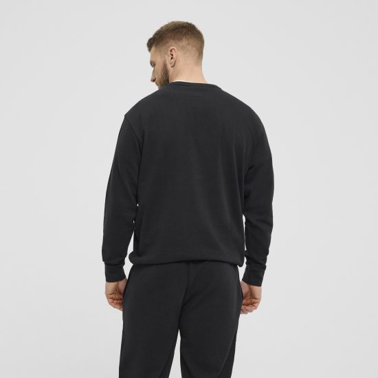 North Latitude Denim Crew Neck Sweatshirt Black TALL - TALL felpe - 