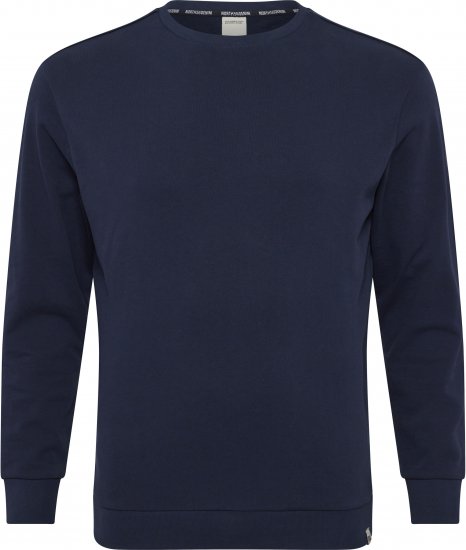 North Latitude Denim Crew Neck Sweatshirt Navy Blue TALL - TALL felpe - Felpe TALL per uomo alto