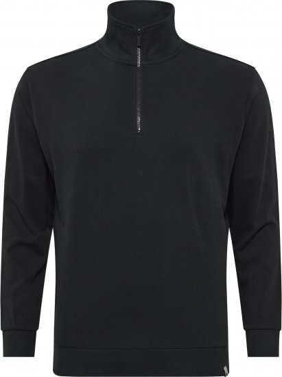 North Latitude Denim Half-Zip Sweatshirt Black - Felpe & felpe con cappuccio - Felpe & Felpe con Cappuccio Uomo Taglie Forti