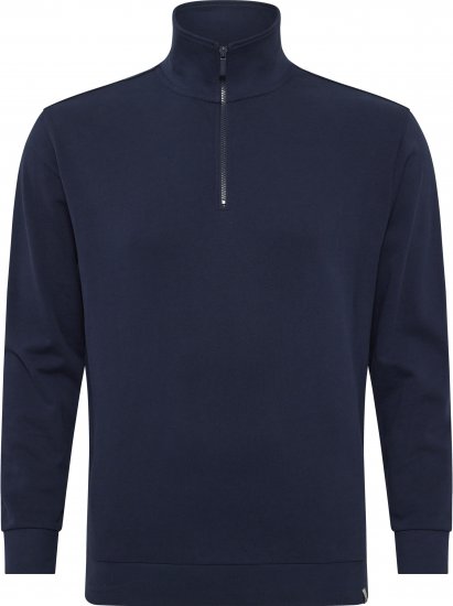 North Latitude Denim Half-Zip Sweatshirt Navy Blue TALL - TALL felpe - 