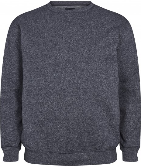 North Latitude O-Neck Sweatshirt Blue Melange TALL - TALL felpe - Felpe TALL per uomo alto