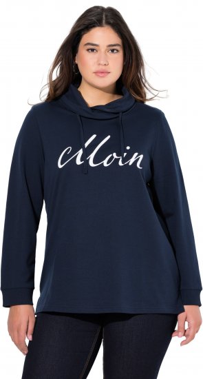 Ulla Popken Moin Graphic Sweatshirt Navy - Felpe & felpe con cappuccio - Felpe, Hoodie e Maglieria Calda