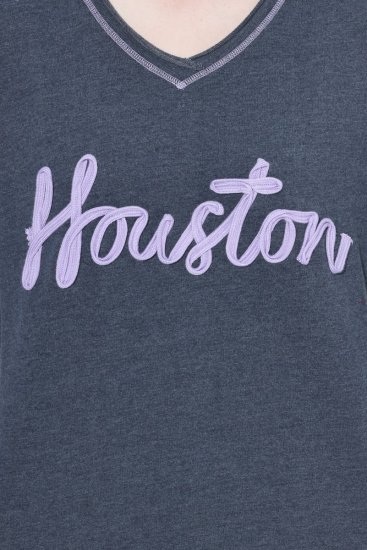 Ulla Popken Houston Textured Lettering Sweatshirt Navy - Felpe & felpe con cappuccio - Felpe, Hoodie e Maglieria Calda