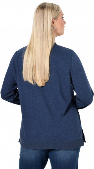 Ulla Popken Let It Snow Sequins Sweatshirt Ink Blue - Felpe & felpe con cappuccio - 