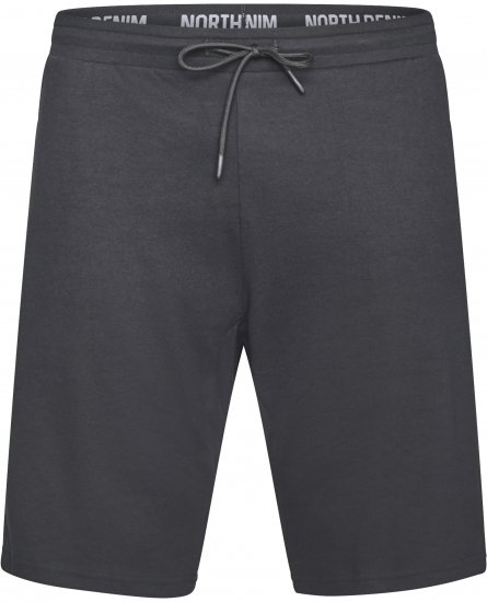 North Latitude 61334 Shorts In Felpa Nero - Pantaloni & pantaloncini tuta - Pantaloni Tuta Uomo Taglie Forti