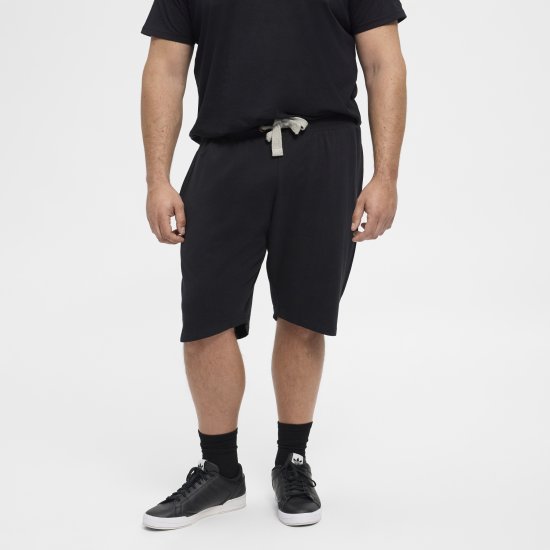 North Latitude Denim Sweatshorts Black - Pantaloni & pantaloncini tuta - Pantaloni Tuta Uomo Taglie Forti