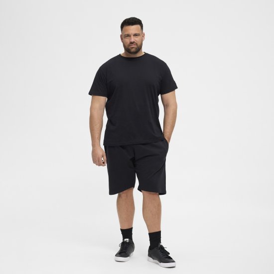 North Latitude Denim Sweatshorts Black - Pantaloni & pantaloncini tuta - Pantaloni Tuta Uomo Taglie Forti