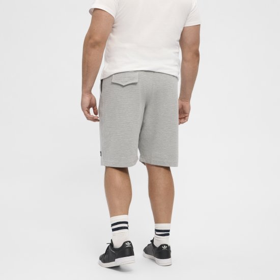 North Latitude Ottoman Sweatshorts Mid Grey - Pantaloni & pantaloncini tuta - Pantaloni Tuta Uomo Taglie Forti