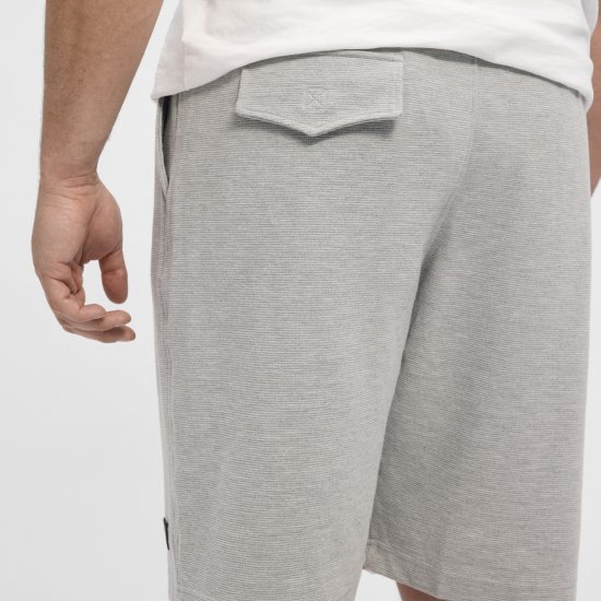 North Latitude Ottoman Sweatshorts Mid Grey - Pantaloni & pantaloncini tuta - Pantaloni Tuta Uomo Taglie Forti