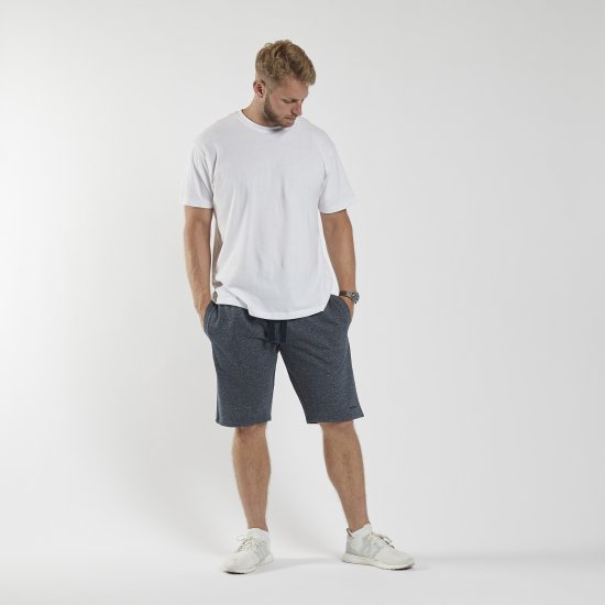 North Latitude Sweatshorts Blue Melange TALL - Pantaloni & pantaloncini tuta - Pantaloni Tuta Uomo Taglie Forti