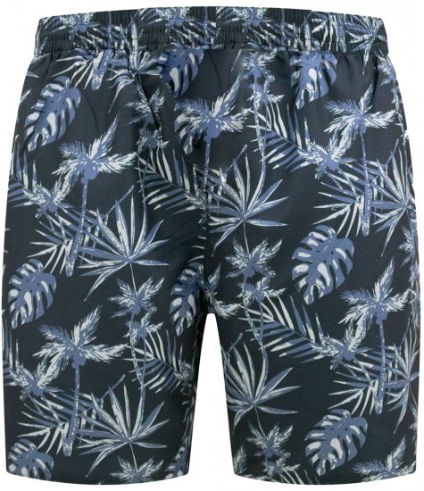 D555 Cleethorpes Hawaii Printed Swimshorts Navy - Costumi da bagno - Costumi da Bagno Uomo Taglie Forti