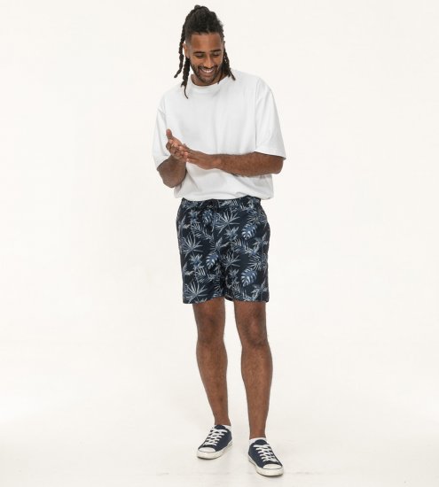 D555 Cleethorpes Hawaii Printed Swimshorts Navy - Costumi da bagno - Costumi da Bagno Uomo Taglie Forti