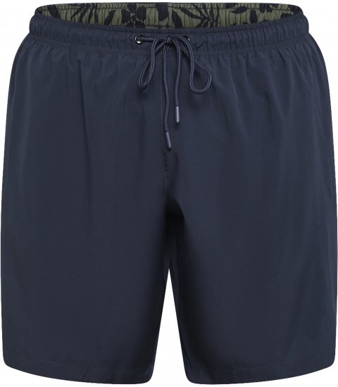 North Latitude 61145 Pantaloncini da Bagno Elasticizzati in 4 Direzioni Blu Navy - Intimo & costumi da bagno - Intimo Taglie Forti Uomo