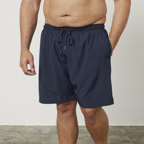 North Latitude 61145 Pantaloncini da Bagno Elasticizzati in 4 Direzioni Blu Navy - Intimo & costumi da bagno - Intimo Taglie Forti Uomo