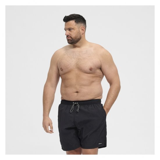 North Latitude Swimshorts Black - Intimo & costumi da bagno - Intimo Taglie Forti Uomo