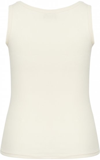 Kaffe Curve Carina Canotta Chalk - T-shirt - 