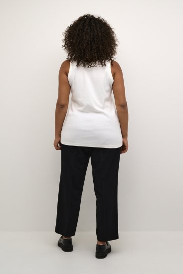 Kaffe Curve Carina Canotta Chalk - T-shirt - 